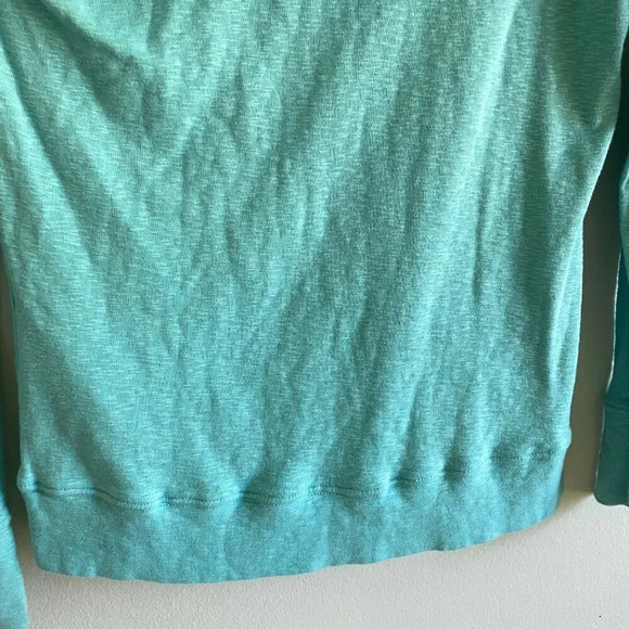COLUMBIA Heathered  Blue 100% Cotton Longsleeve Rocky Ridge Hooded Shirt Sz M - Picture 12 of 15